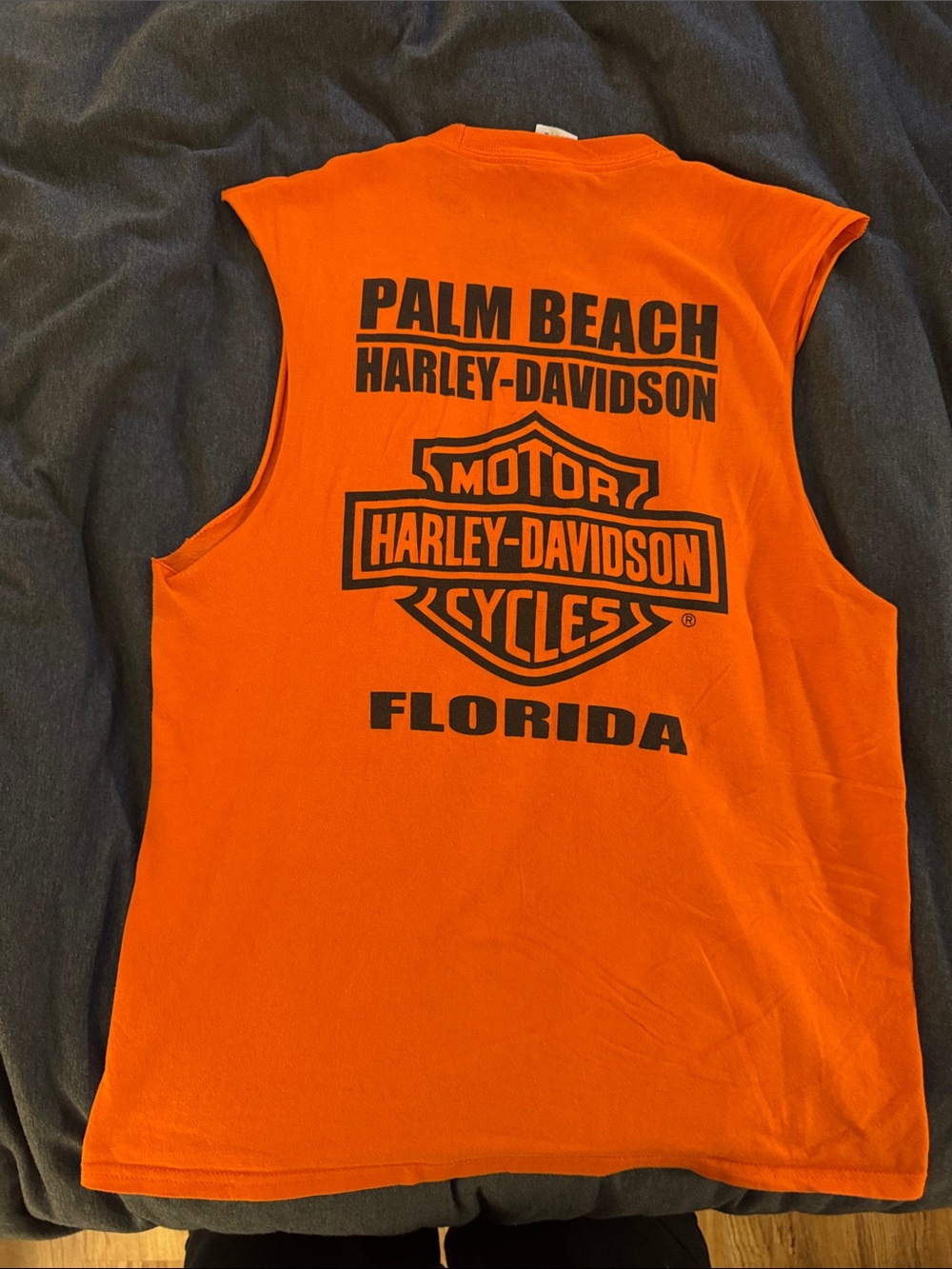 Harley Davidson Staff Cutoff T Size M